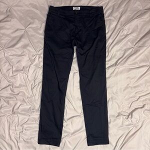 BIRDDOGS Pants Mens 34x30 Black Performance Zip Pocket Chino Stretch Golf Tech